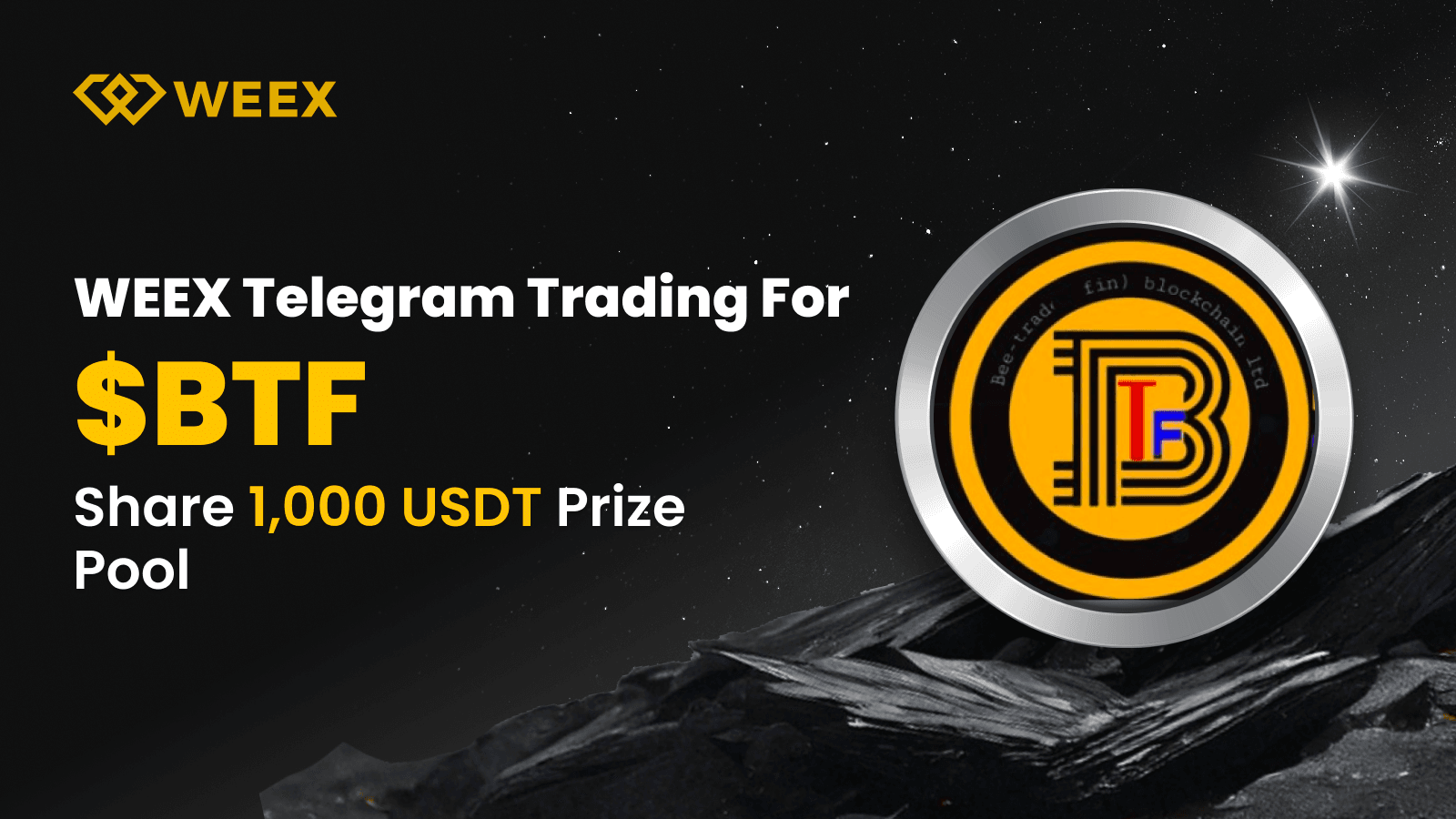 $BTF Telegram 活动 – 1,000 USDT 奖池