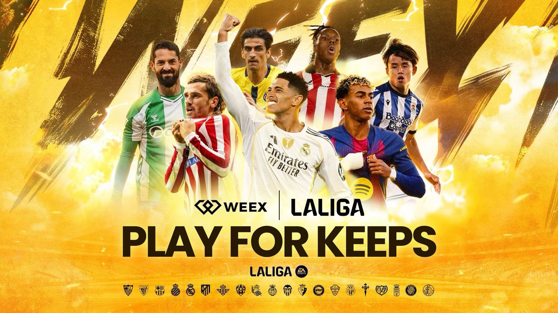WEEX 和 LALIGA 如何重新定义精英表现