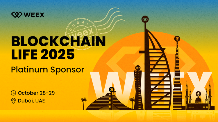 WEEX即将亮相Blockchain Life Dubai 2025