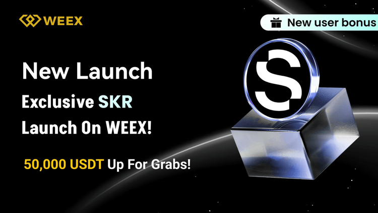 WEEX 列出 SKR:分享 50,000 USDT 的空投和零手续费交易