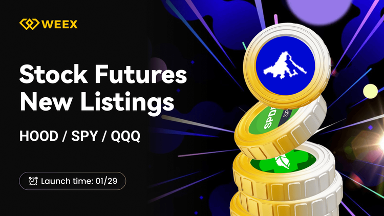 WEEX Lists HOOD, SPY, and QQQ USDT Futures Contracts